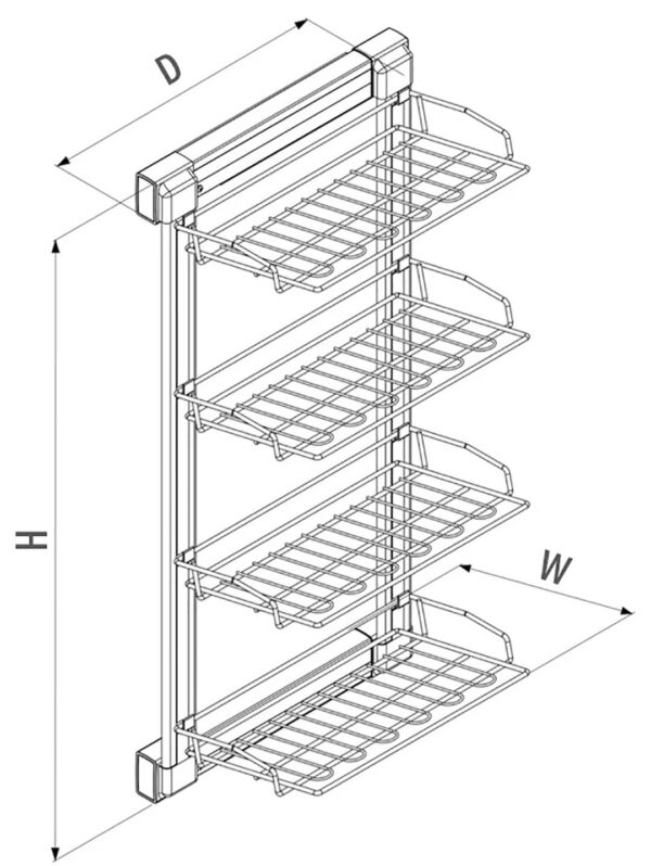 PORTE CHAUSSURE EN ALUMINIUM – Image 4