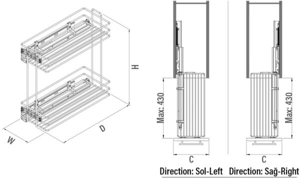 Tiroir porte détergents – Image 4